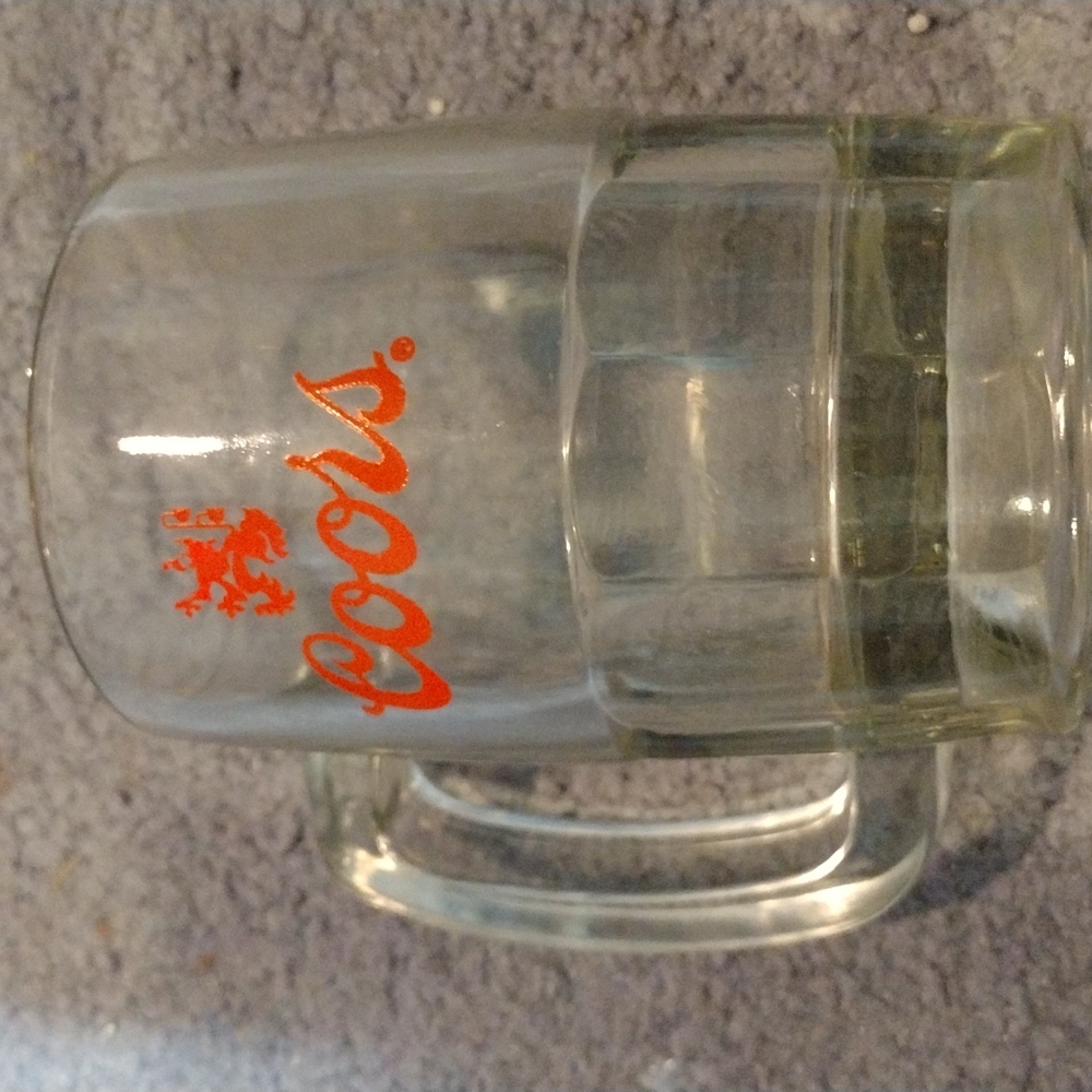 coors clear mug